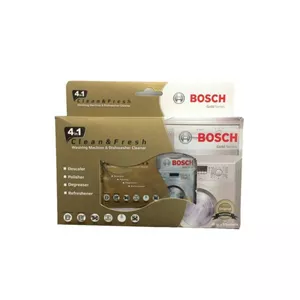 پودر جرم گیر ماشین لباسشویی و ظرفشویی بوش (Bosch) مدل Gold بسته 5 عددی