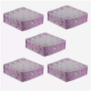 ارگانایزر کودک اوشن هوم مدل 16 خانه بسته 5 عددی | زرد