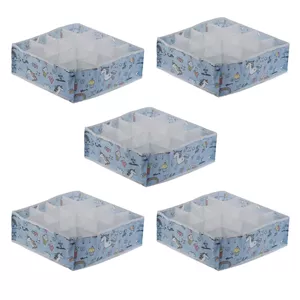 ارگانایزر کودک اوشن هوم مدل 16 خانه بسته 5 عددی | چند رنگ