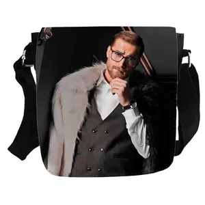 کیف رودوشی مدل ماکان بند امیر مقاره کد KD-0096 مشکی