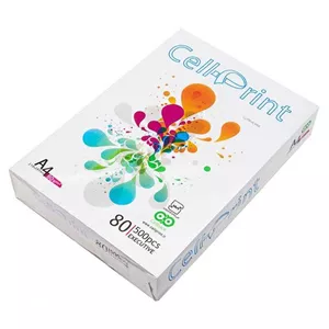 کاغذ A4 سل پرینت (cell print)کد 018 رنگ سفید بسته 100 عددی