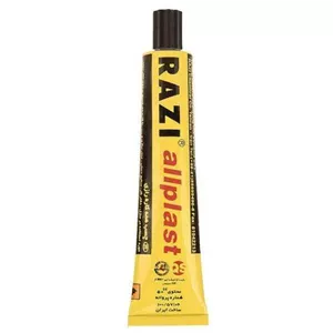 چسب همه کاره رازی (Razi) مدل Allplast حجم 50 میلی لیتر بسته 2 عددی