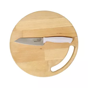 چاقوی 23 سانتی مخصوص مرغ و ماهی ثمین دست زنجان کد 307  سفید