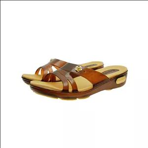 دمپایی دخترانه مدل 351010408  EVA رنگ قهوه ای  26