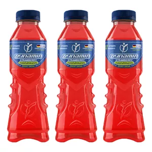 نوشابه ویتامینه ورزشی ایزوتونیک با طعم توت فرنگی داینامین - 500 میلی لیتر بسته 3 عددی