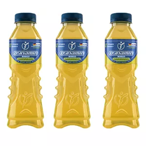 نوشابه ویتامینه ورزشی ایزوتونیک با طعم انبه داینامین - 500 میلی لیتر بسته سه عددی