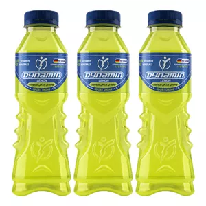 نوشابه ویتامینه ورزشی ایزوتونیک با طعم لیمو داینامین - 500 میلی لیتر بسته 3 عددی