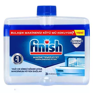 مایع جرم گیر ماشین ظرفشویی فینیش (Finish) حجم 250 میلی لیتر