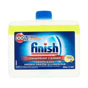 مایع جرم گیر ماشین ظرفشویی فینیش (Finish) مدل لیمویی حجم 250 میلی لیتر