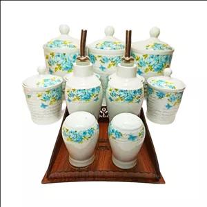 سرویس پاسماوری و جاادویه ۱۹ تکه مدل دوچرخه آبی