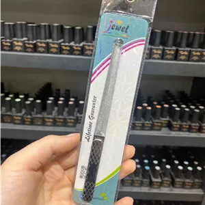 سوهان مانیکور فلزی ناخن کارتی نقره ای جول Jewel مدل GSN-536