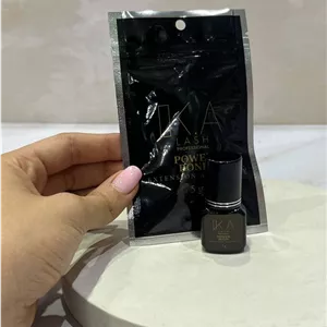 چسب مژه کاشت دائم 5 گرمی گازدار مشکی مدل پاور باند کی لش KLASH