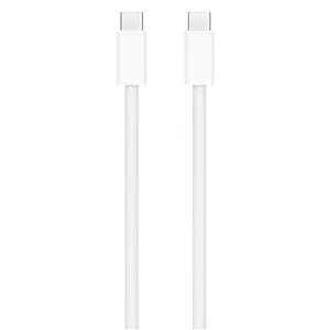 کابل دو سر تایپ سی اپل مدل کنفی به طول یک متر USB-C to USB-C Cable سفید |بدون پک