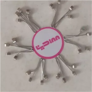 گیره روسری تمام استیل نگین دار یک طرفه