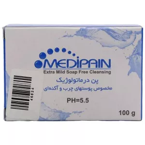 پن درماتولوژیک مدیپن مناسب پوست های چرب و آکنه ای وزن 100 گرم