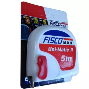 متر 5 متری فیسکو مدل uni-Matic سفید