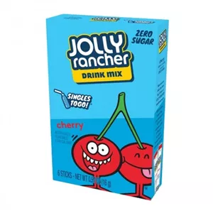 پودر شربت بدون قند با طعم آلبالو جولی رانچر بسته 6 عددی JOLLY rancher
