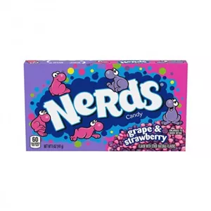 آبنبات انگور و توت فرنگی نردز 141 گرم Nerds