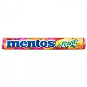 تافی پرتقال و هلو منتوس 30 گرم mentos