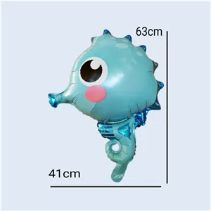 بادکنک فویلی مدل اسب آبی | چند رنگ