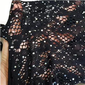 لباس خواب زنانه ماییلدا مدل نگین دار فانتزی کد 4860-7023 رنگ مشکی فری سایز