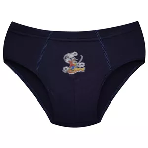 شورت پسرانه کوزا مدل اسلیپ پنبه ای کد 4596 رنگ سرمه ای 6 تا 8 سال