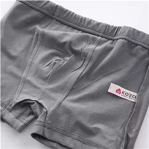 شورت پسرانه کوزا مدل پادار پنبه ای کد 4595 رنگ طوسی 6 تا 8 سال