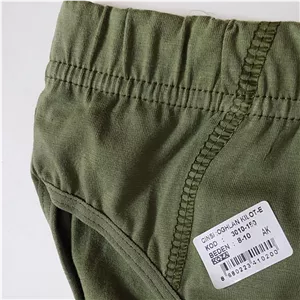 شورت پسرانه کوزا مدل اسلیپ پنبه ای کد 4596 رنگ سبز سدری 6 تا 8 سال