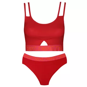 ست نیم تنه و شورت ورزشی زنانه کوزا مدل 9145-4 رنگ قرمز L