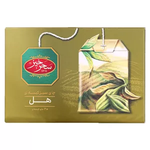 چای سبز کیسه ای با طعم هل سحرخیز - پک 20 عددی