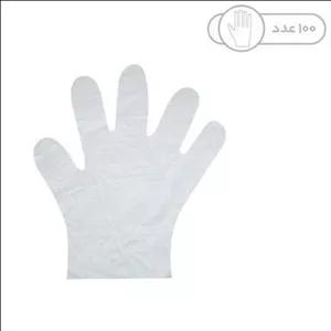 دستکش یکبار مصرف یاسین پلاست کد Y1001 بسته 100 عددی