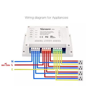 رله سوئیچ هوشمند سونوف مدل R2 سفید گارانتی 24 ماهه خانه هوشمند تویا ایران