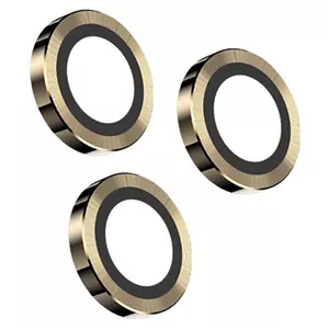 محافظ لنز دوربین مدل رینگی مناسب iPhone 13 Promax نقره‌ای