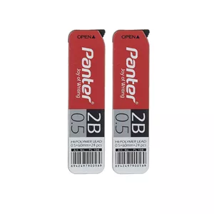 نوک مداد نوکی 0.5 میلی متری پنتر مدل Highpolymer بسته 2 عددی 2B