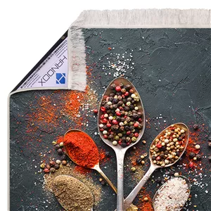 فرش آشپزخانه هانوکس مدل مدرن طرح قاشق کد AHC-880-1 200*100 سانتی‌متر