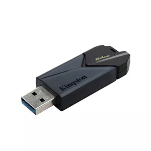 فلش مموری کینگستون مدل DT Exodia Onyx ظرفیت 64 گیگابایت مشکی گارانتی 24 ماهه حافظه طلایی تهران