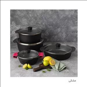 سرویس پخت و پز 10 پارچه تکنو مدل Butterfly مشکی