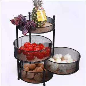 جا سیب زمینی و پیازی 4 طبقه ریلی و متحرک