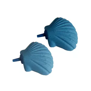 سنگ هوا آکواریوم مدل صدفی بسته دو عددی | آبی