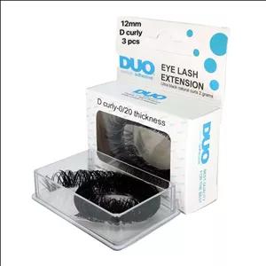 مژه فیشر فر دی دوو سایز 12 میلی متر بسته 3 ریسه ای DUO