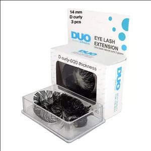 مژه فیشر فر دی دوو سایز 14 میلی متر بسته 3 ریسه ای DUO