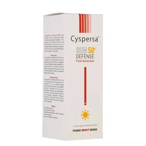 فلوئید ضدآفتاب پاوربرایت spf50 سیسپرسا جم 50 میلی لیتر بدون رنگ