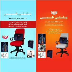 پشت کمری طبی ایگل مدل Safe مشکی