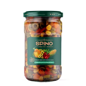ترشی مزه یونانی 700 گرم اسپینو