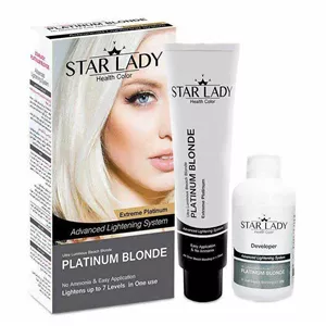 روشن کننده مو استار لیدی (Starlady) مدل Platinum حجم 270 میلی لیتر ویزون | 2 | M32