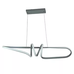 چراغ آویز چشمه نور کد A6401/1H | طوسی