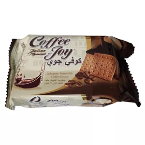 بیسکوییت با طعم قهوه کافی جوی یک بسته 45 گرم ا COFFE JOY