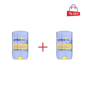 استیک ضد تعریق زنانه آمبرلا (Umbrella) مدل White Smooth حجم 75 میلی‌ لیتر مجموعه 2 عددی