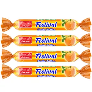 تافی با طعم پرتقال فستیوال شیرین عسل 10 گرم