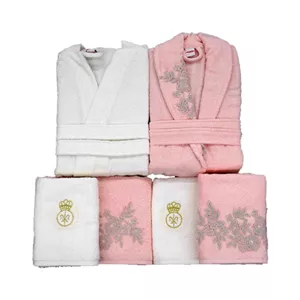 حوله 6 تکه کریستال بامبو مدل دانته